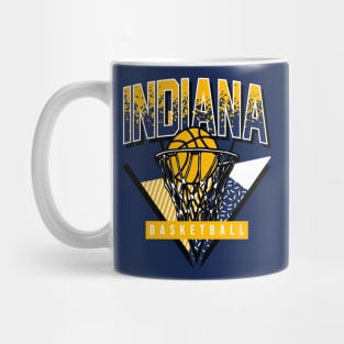 Indiana Basketball 90s Throwback Mug